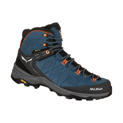 Men's Alp Trainer 2 Mid GTX Hiking Boot - Dark Denim/Fluo Orange