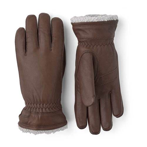 Hestra Women's Deerskin Primaloft Glove - Chocolate