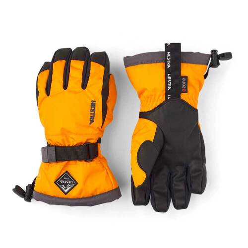 Hestra Kids' Gauntlet CZone Jr. Glove - Orange/Graphite