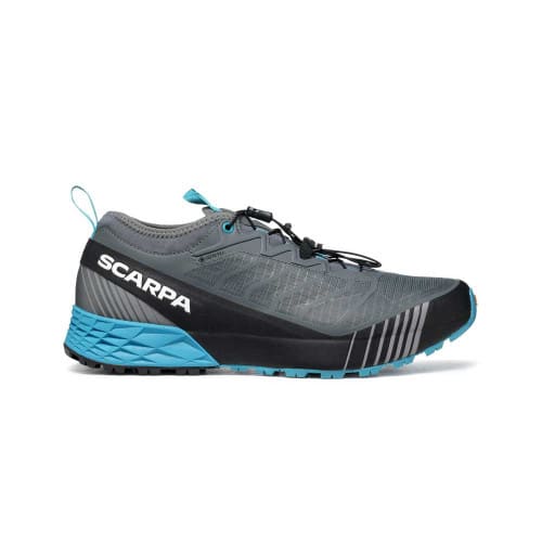 SCARPA Men's Ribelle Run GTX Trail Running Shoe - Anthracite/Lake Blue - Side