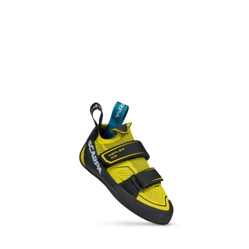 SCARPA Kids' Reflex Climbing Shoe - Yellow/Black - Corner