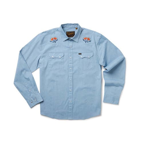 Howler Brothers Crosscut Deluxe Shirt - Poppies