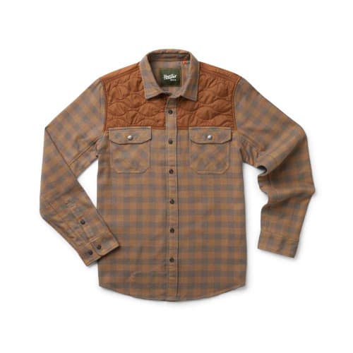Howler Brothers Quintana Quilted Flannel - Tannin