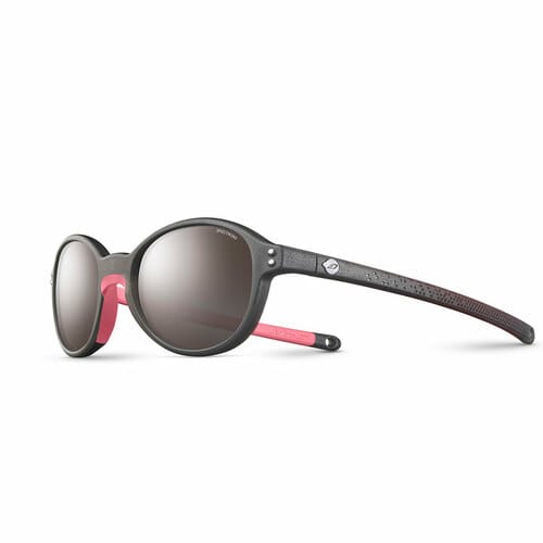 Julbo Frisbee Kids' Sunglasses - Black Translucent/Pink Coral